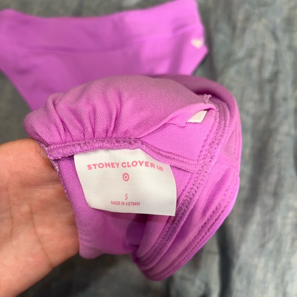 Stoney Clover Lane x Target High Waisted Ribbed Bikini Bottom Bright Purple - Picture 6 of 6